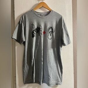 Flying Saucer Emporium  Beerknurd grey Graphic   Beer  T Shirt Sz L